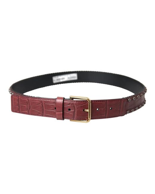 Dolce & Gabbana Red Belts