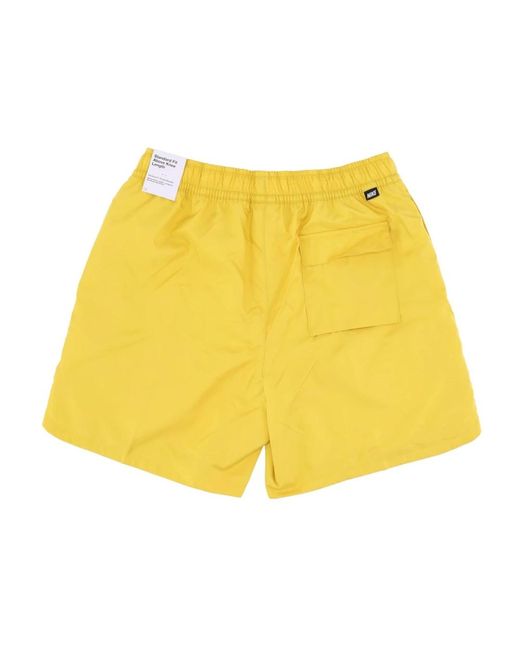 Nike Gewebte flow shorts in Yellow für Herren