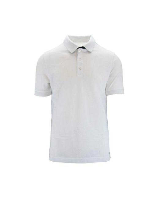 Fay Tops ,Wit ,Katoen Klassiek Poloshirt in het White voor heren