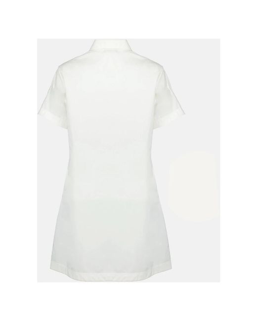 Moncler White Short Dresses
