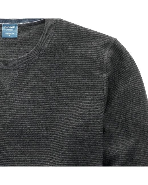 Olymp V-Hals Trui, Tijdloos Design in het Gray voor heren