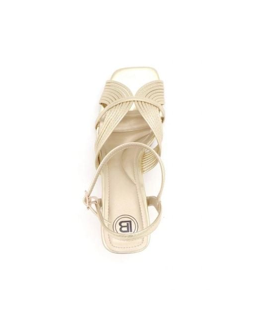 Laura Biagiotti Metallic High Heel Sandals