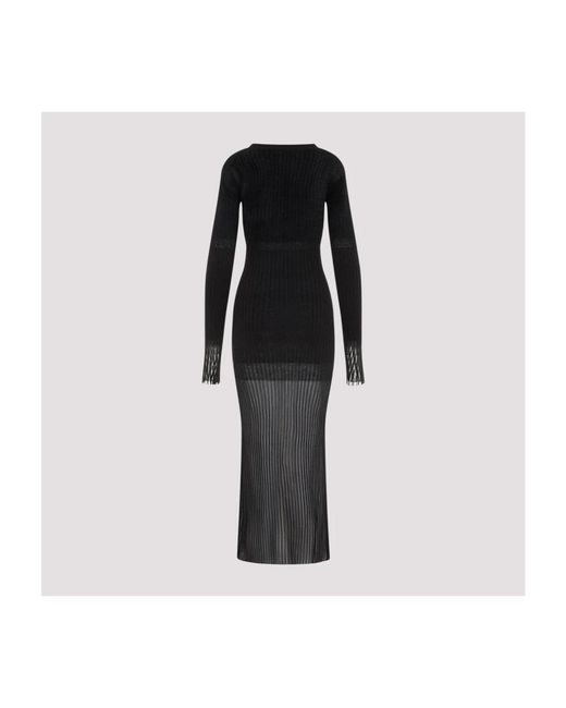 The Attico Black Maxi Dresses