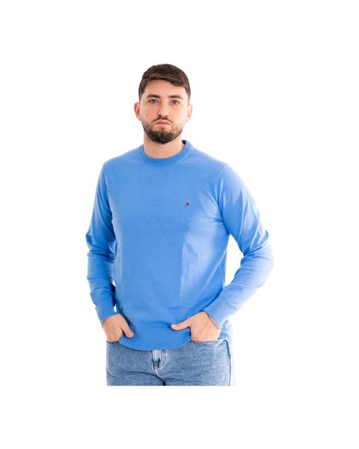 Tommy Hilfiger Retro crew neck sweater in Blue für Herren