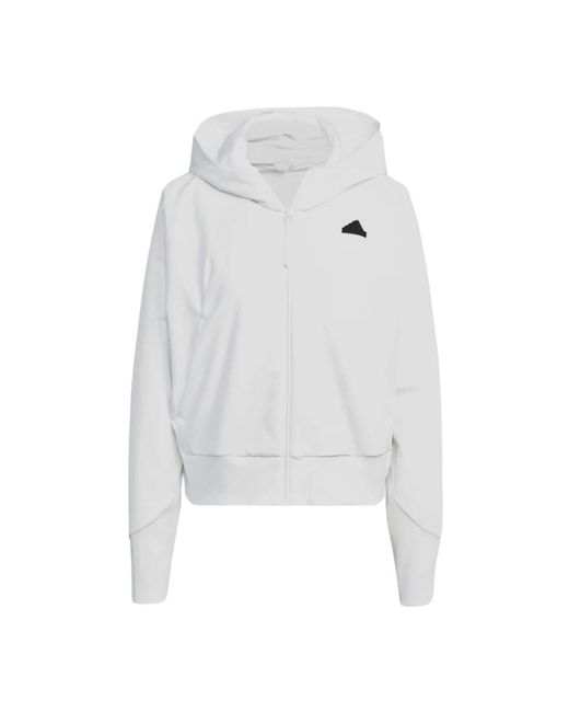 Sweatshirts & hoodies > zip-throughs Adidas en coloris White
