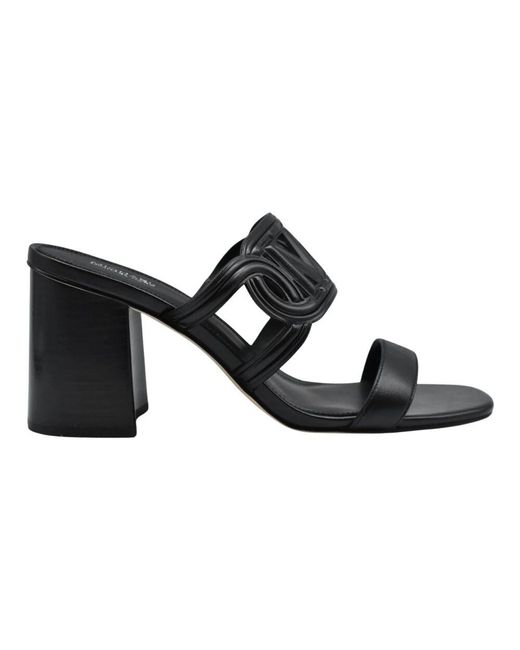 Michael Kors Black Heeled Mules