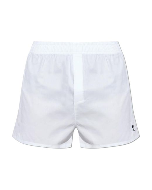 AMI Baumwollunterwäsche Shorts in White für Herren
