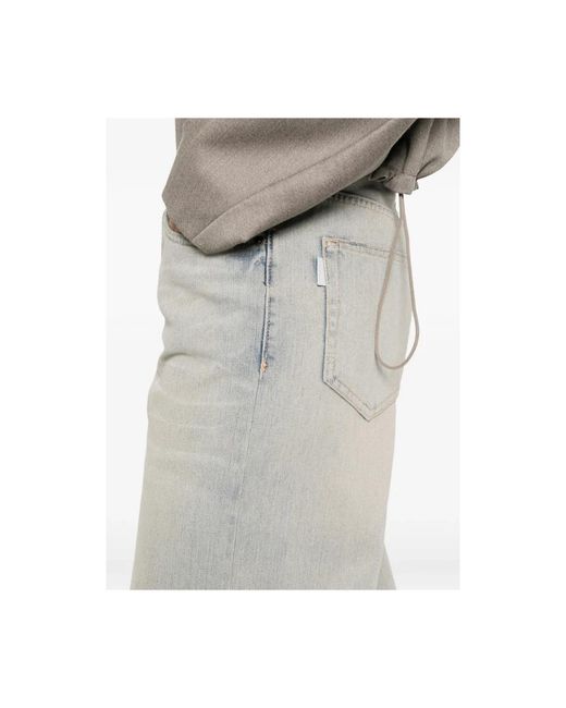 Haikure Gray Straight Jeans