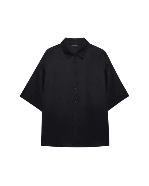 Anine Bing Coco Shirt in het Black
