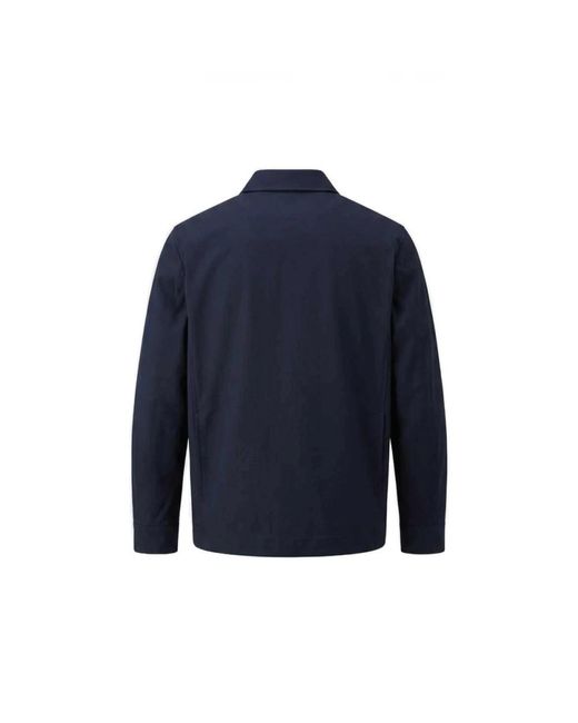 Myths Overshirt in het Blue voor heren