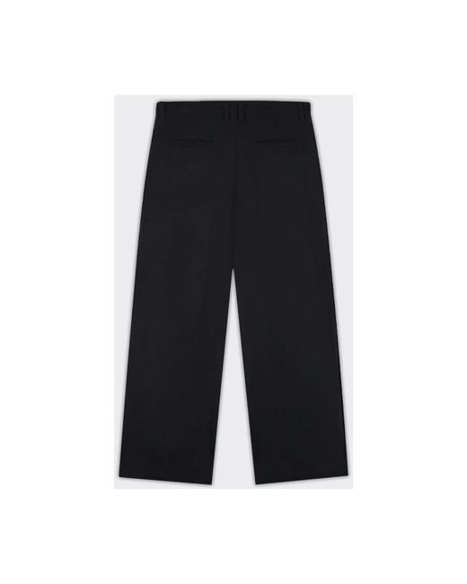 Arte' Black Wide Trousers for men