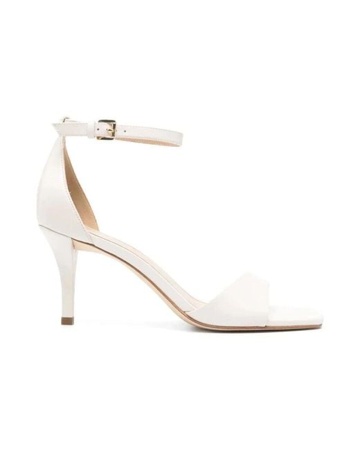 Michael Kors White High Heel Sandals