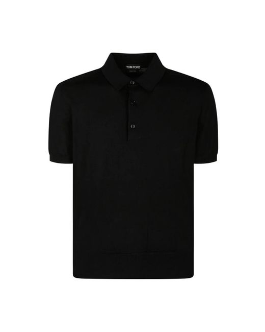 Tom Ford Black Polo Shirts for men