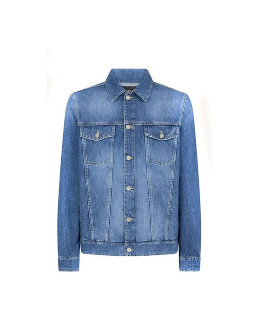 Dondup Blue Denim Jackets for men