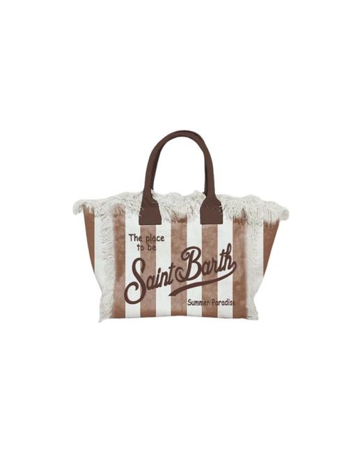 Mc2 Saint Barth Brown Shopping Bags