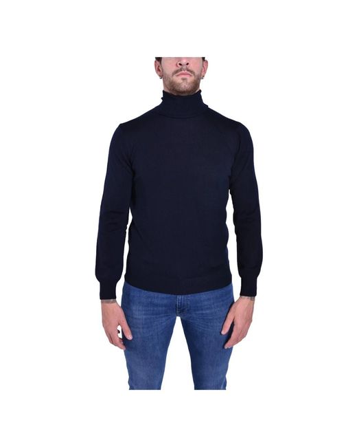 Kangra Turtlenecks in het Blue voor heren