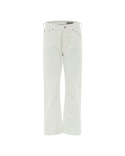 AG Jeans Gray Straight Jeans