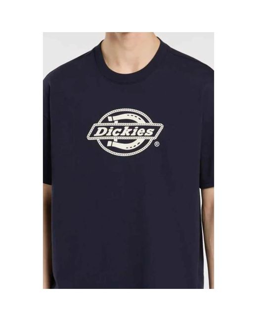 Dickies Forth Shaw Tee Ss in het Blue voor heren