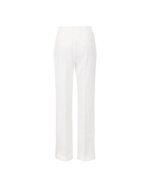 Heartmade White Straight Trousers