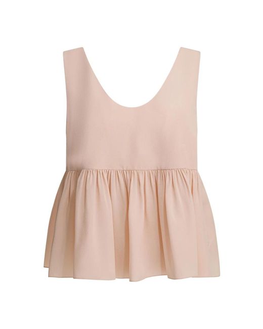 Chloé Pink Sleeveless Tops