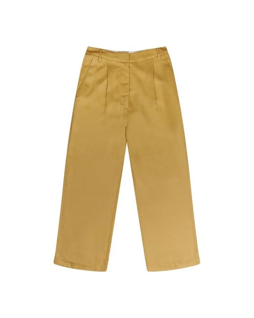 Munthe Yellow Straight Trousers