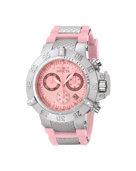 INVICTA WATCH Pink Watches for men