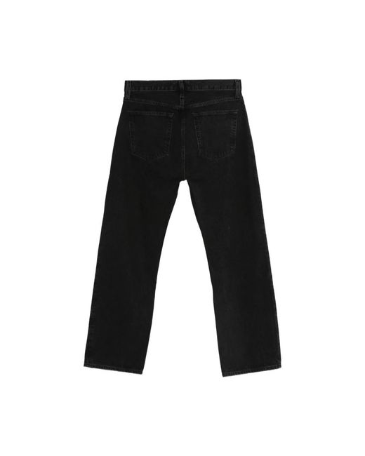 Agolde Black Straight Jeans for men