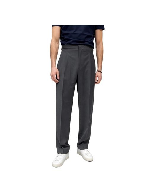 BE ABLE Blue Slim-Fit Trousers for men
