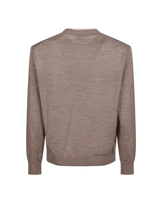 Jacob Cohen Brown Round-Neck Knitwear for men