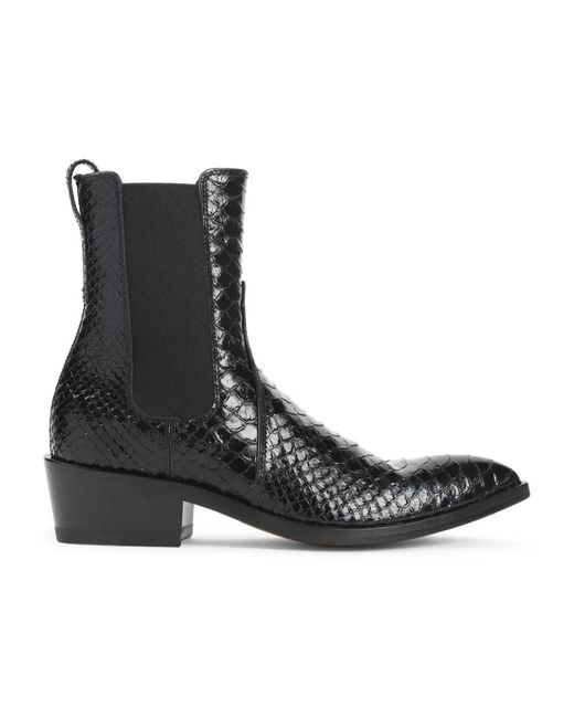 Tom Ford Black Cowboy & Biker Boots