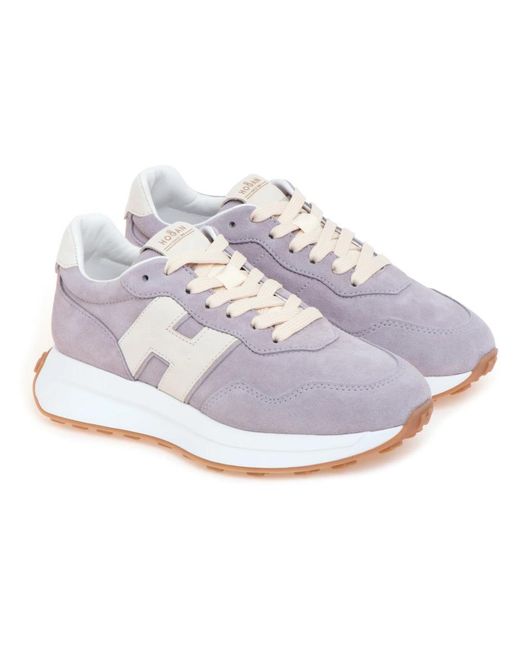 Hogan Purple Sneakers