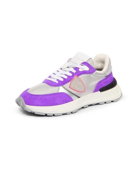 Philippe Model Purple Sneakers