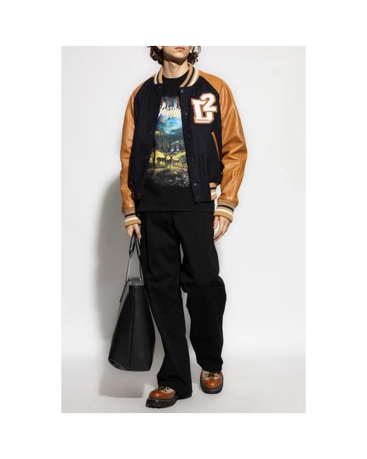 Straight Jeans DSquared² de hombre de color Black