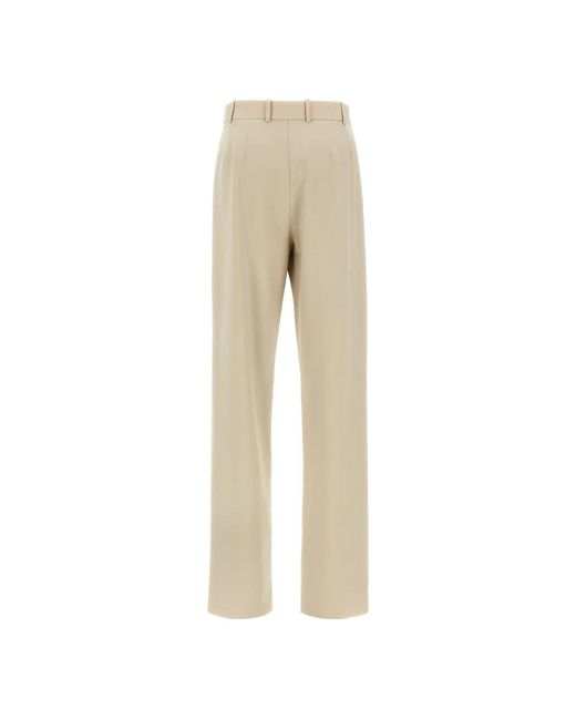 Saint Laurent Natural Slim-Fit Trousers