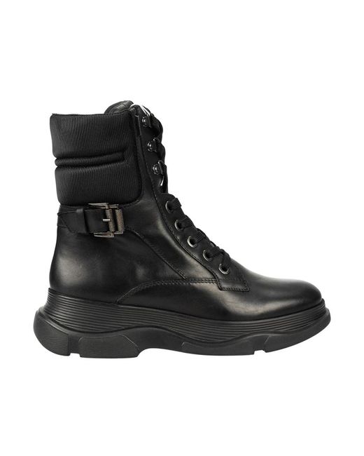 Lace-Up Boots Geox en coloris Black