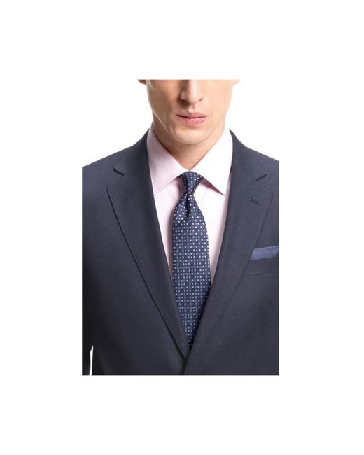 Boss Blue Single Breasted Suits for men