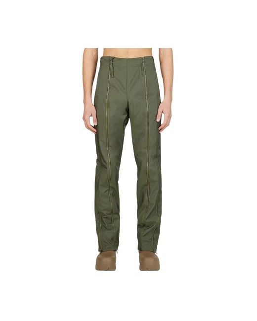 Pantaloni tecnici slim-fit con zip di Post Archive Faction PAF in Green da Uomo