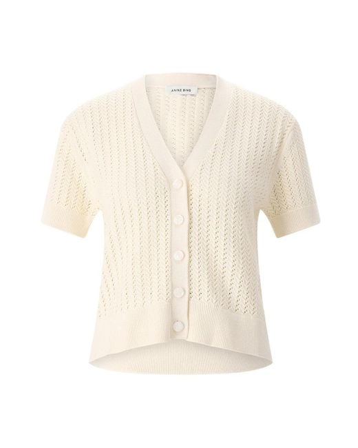 Anine Bing Natural Cardigans for men