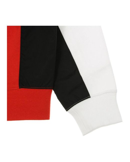 Nike Crew sweatshirt weiß/rot/schwarz streetwear in Red für Herren