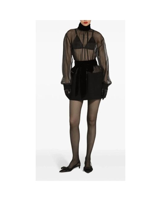 Dolce & Gabbana Black Short Dresses