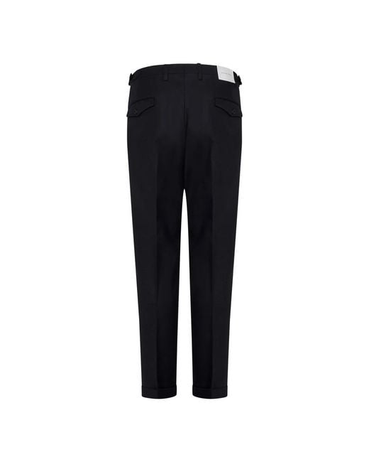 Michael Coal Black Suit Trousers for men