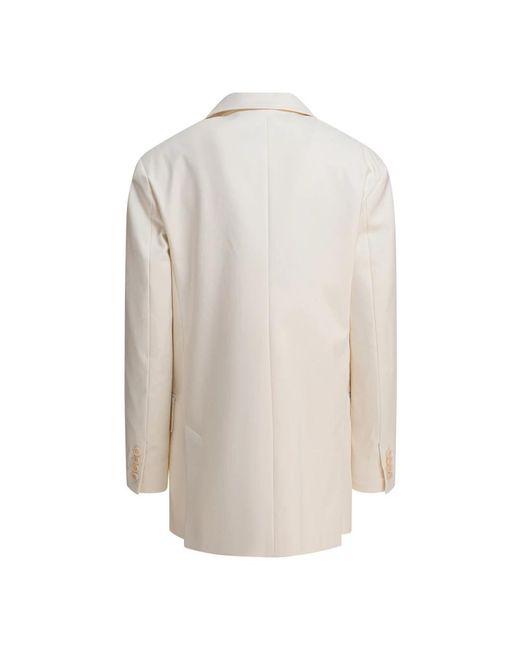 Max Mara Elegante Witte Blazer in het Natural