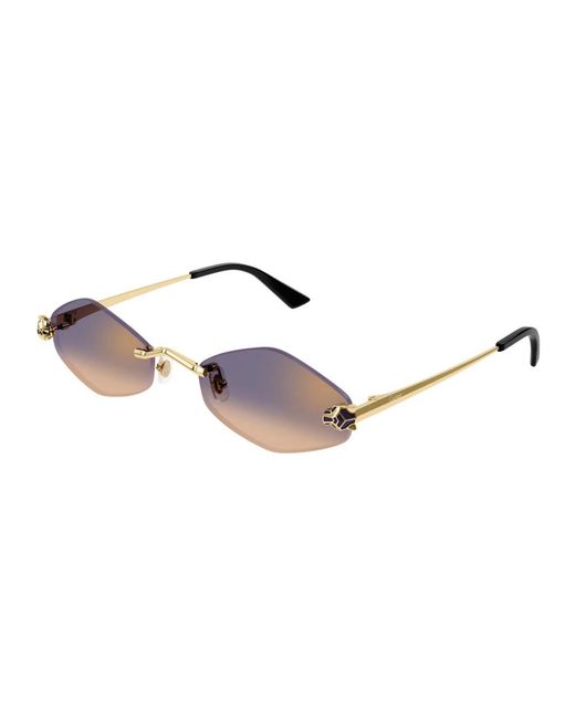 Cartier Metallic Sunglasses