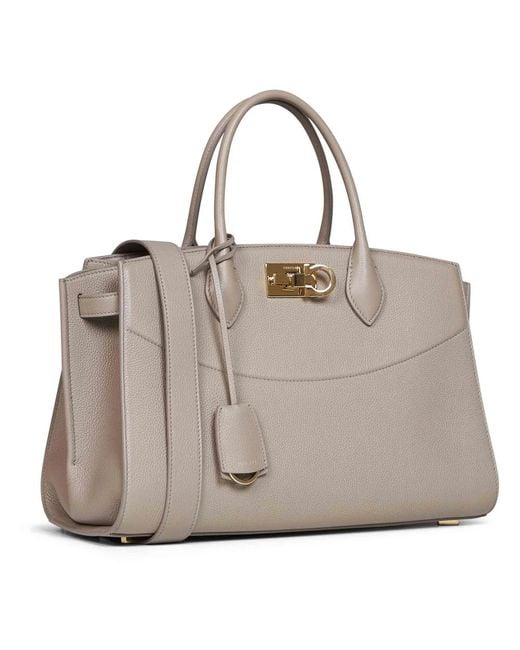 Ferragamo Natural Handbags
