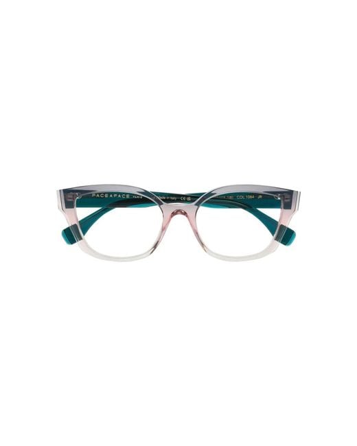 Face A Face Blue Glasses