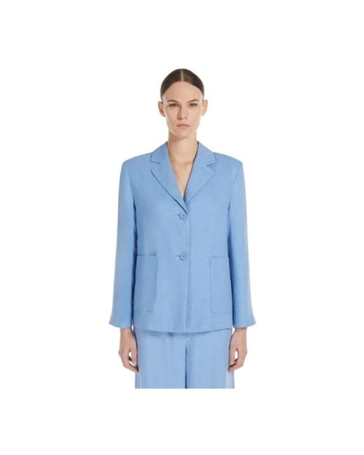 Max Mara Blue Blazers