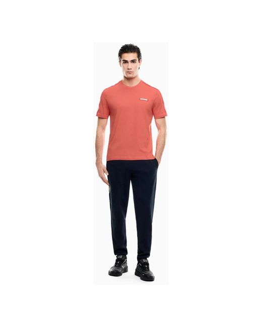 EA7 Pink T-Shirts for men