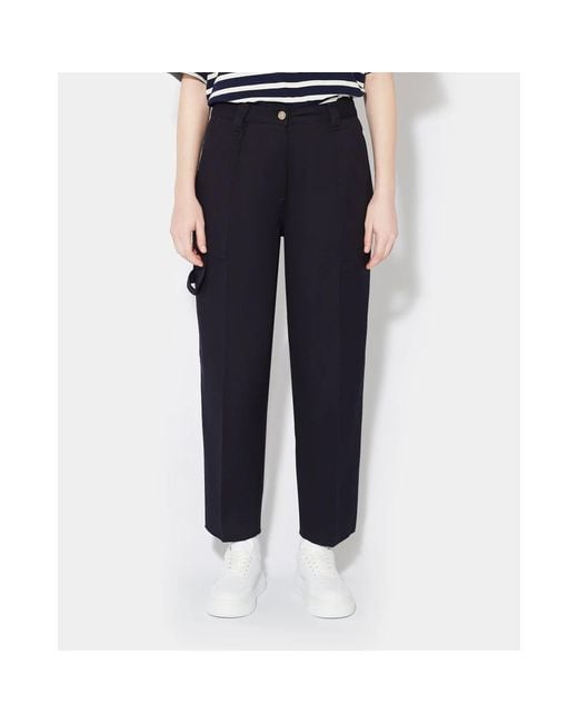 Philippe Model Blue Straight Trousers