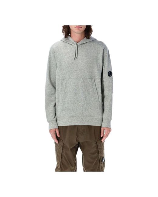 C P Company Erhöhter fleece kapuzenpullover in Gray für Herren