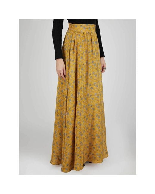 Kiton Multicolor Maxi Skirts